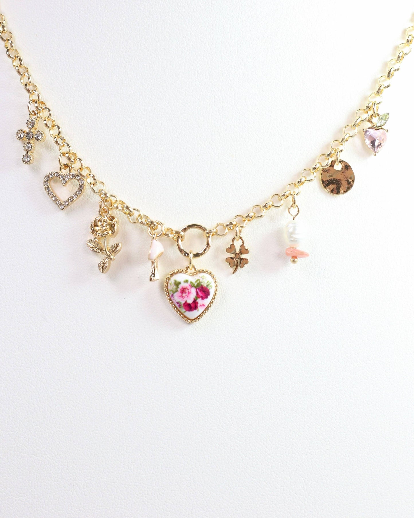 Haynes Charm Necklace Gold