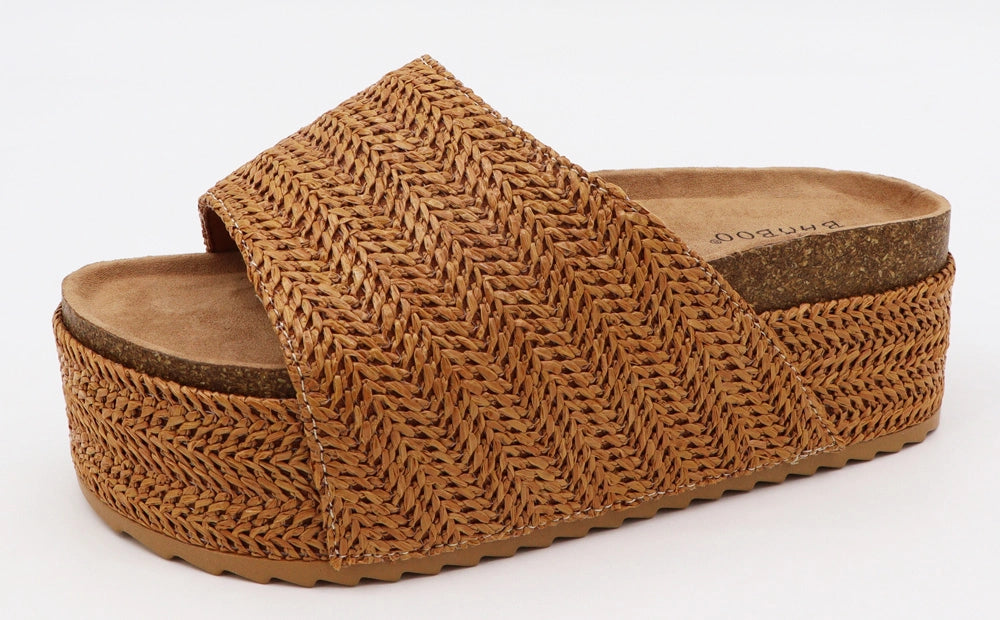 Cork Woven Sandals