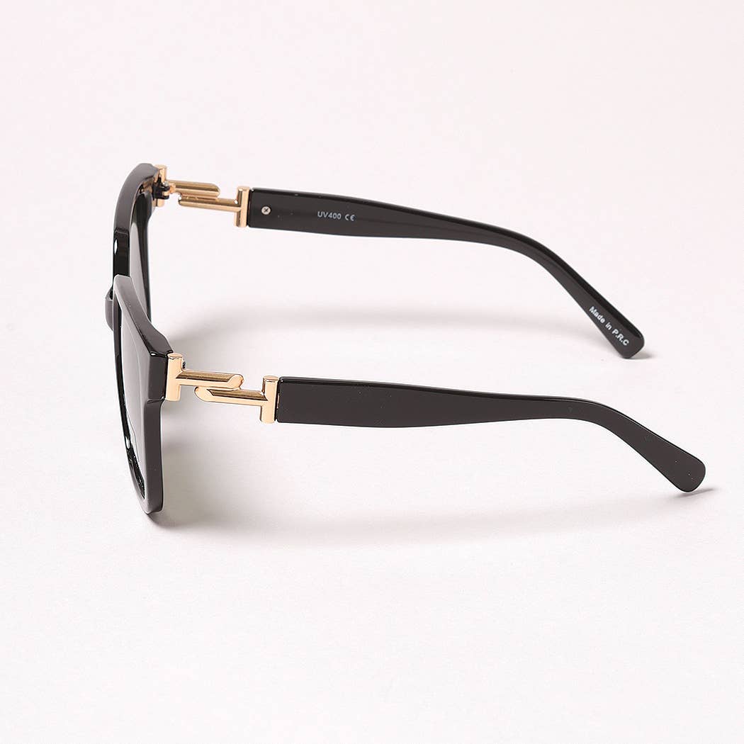 Casual Rectangular Bold Frame Sunglasses: 12 ASSORTED / ONE SIZE