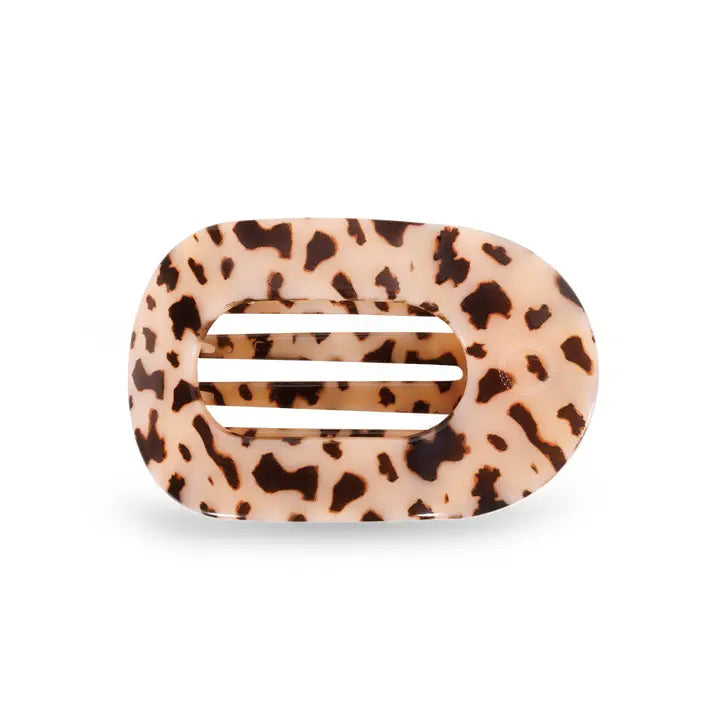 Teleties Blonde Tortoise Medium Flat Hair Clip