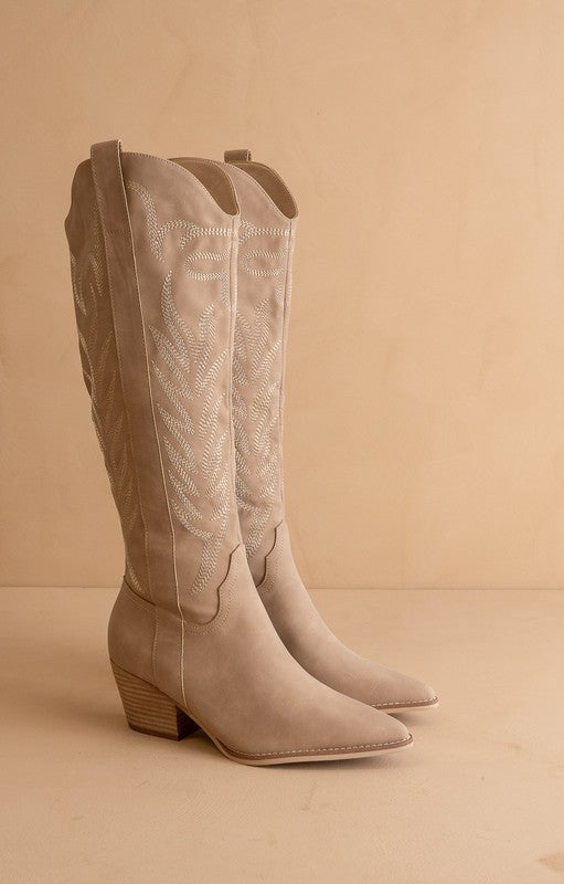 Samara Embroidered Tall Boots