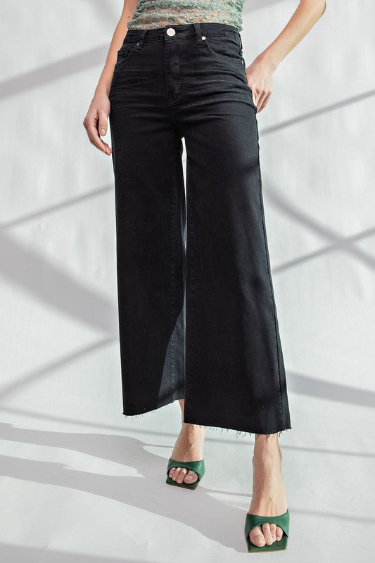 Soft Stretch High Waisted Twill Pants