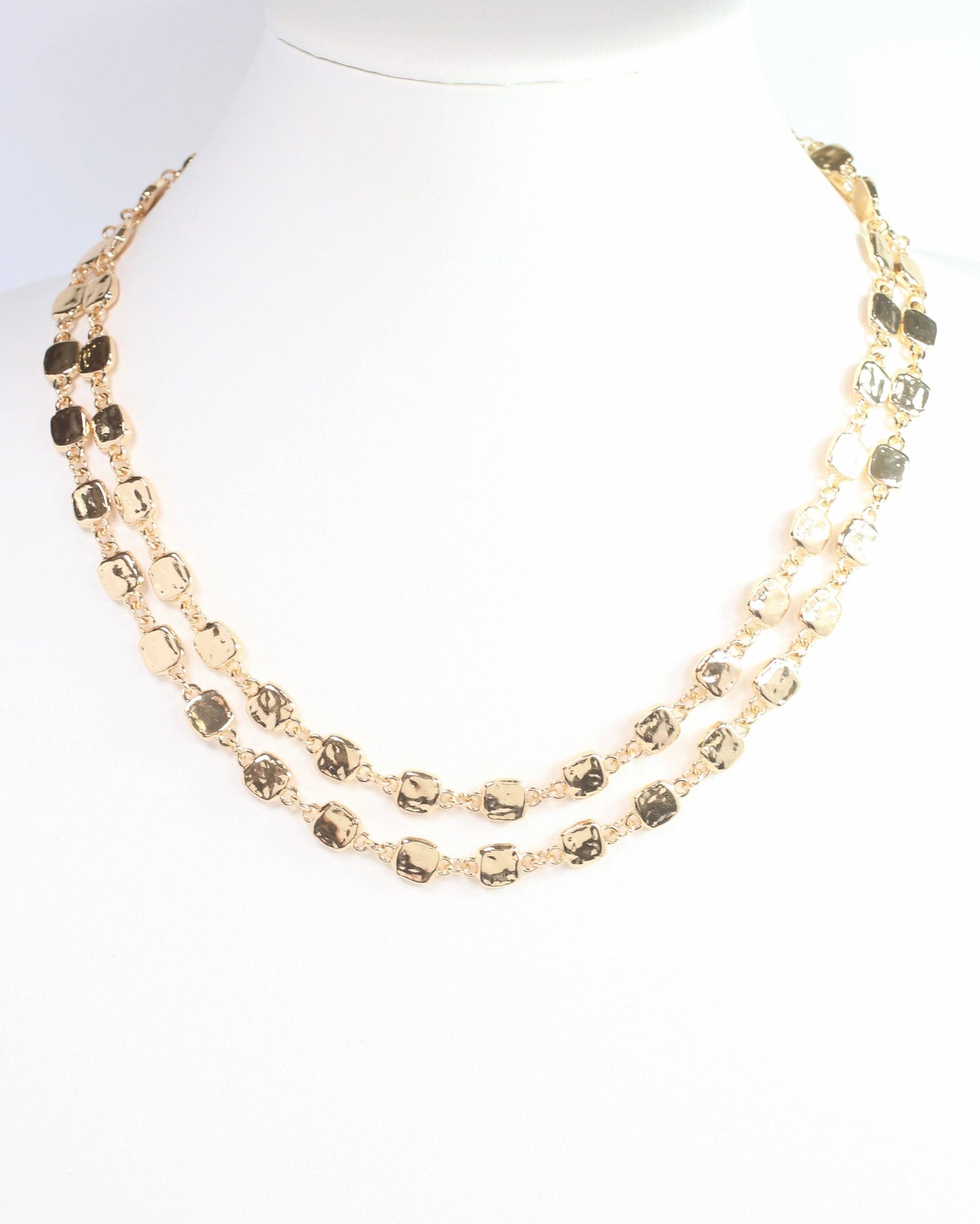 Jackie Layered Necklace Gold