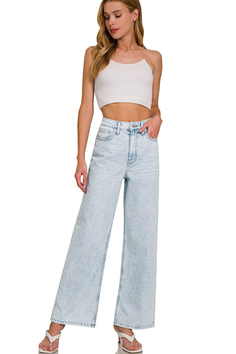 Lolli Light Wide Leg Jeans