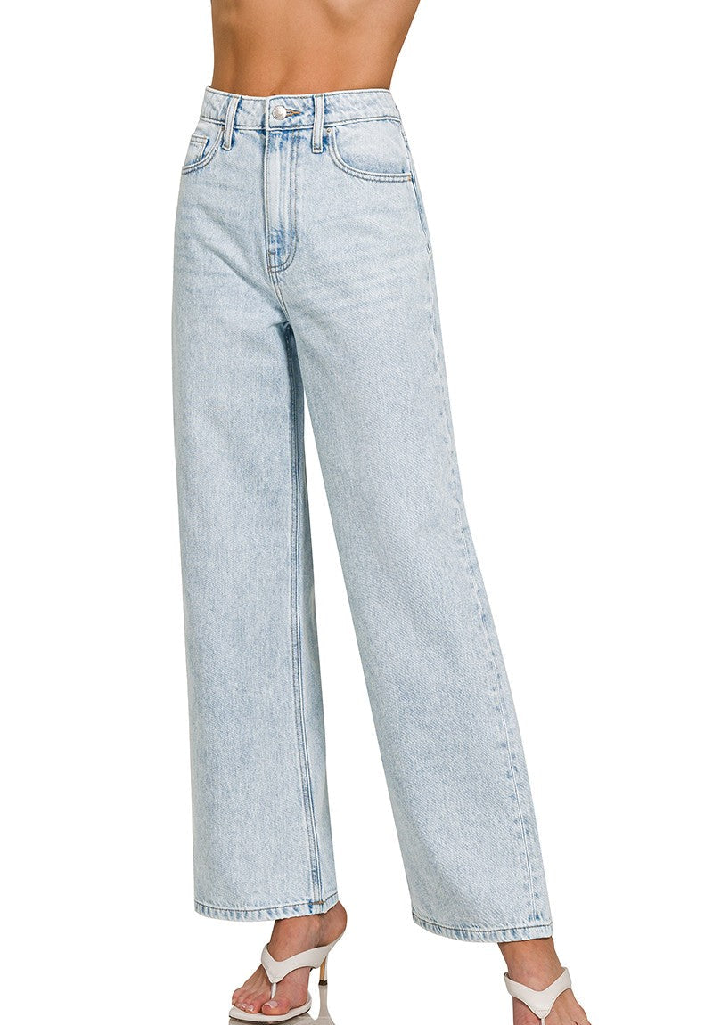 Lolli Light Wide Leg Jeans