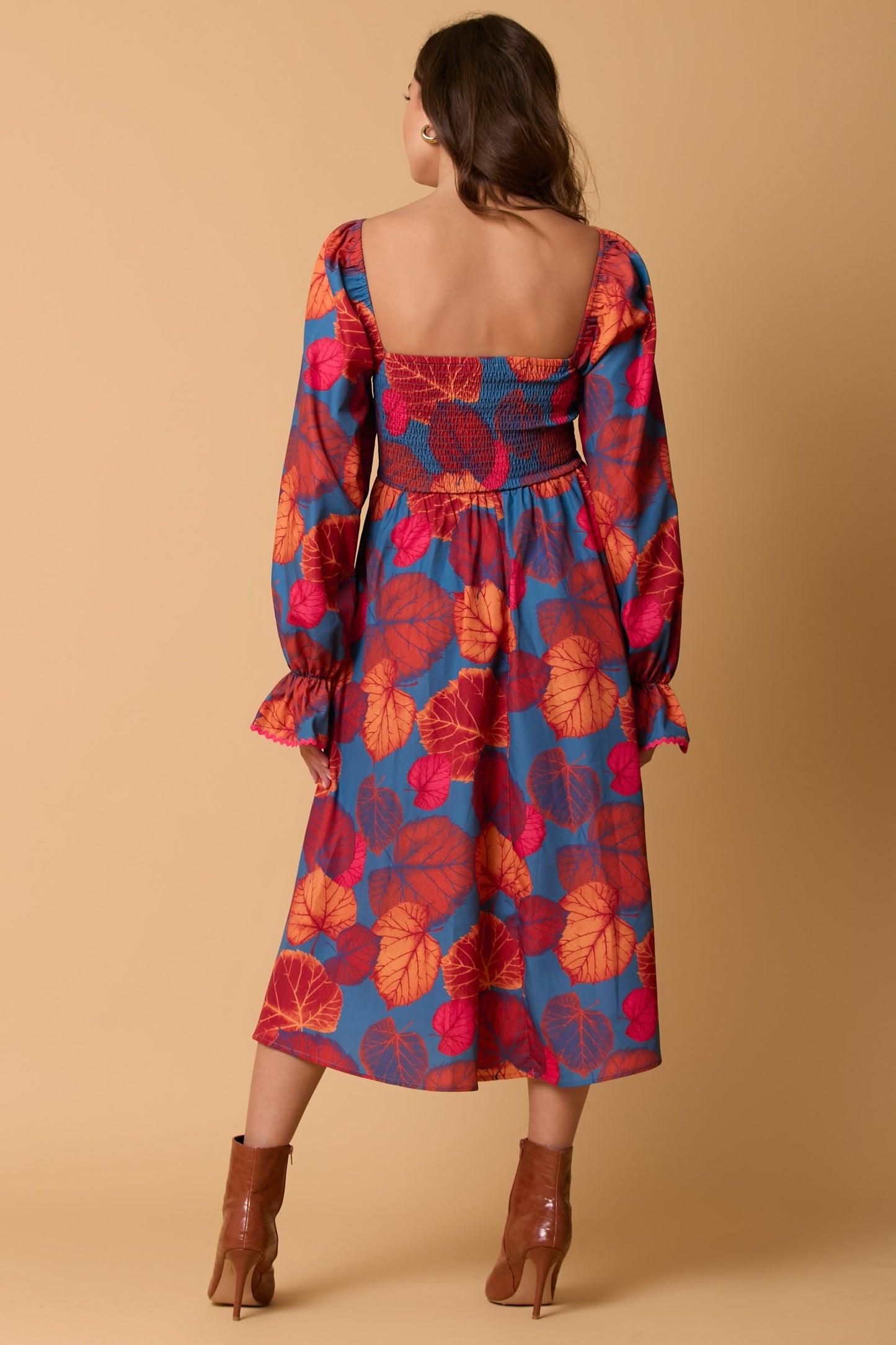 Autumn Leaves Maxi Dress