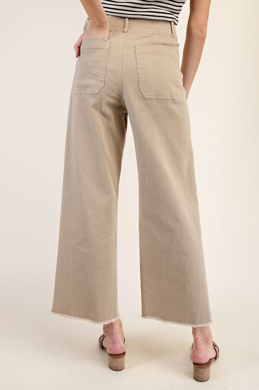 Straight Leg Front Pocket Pants