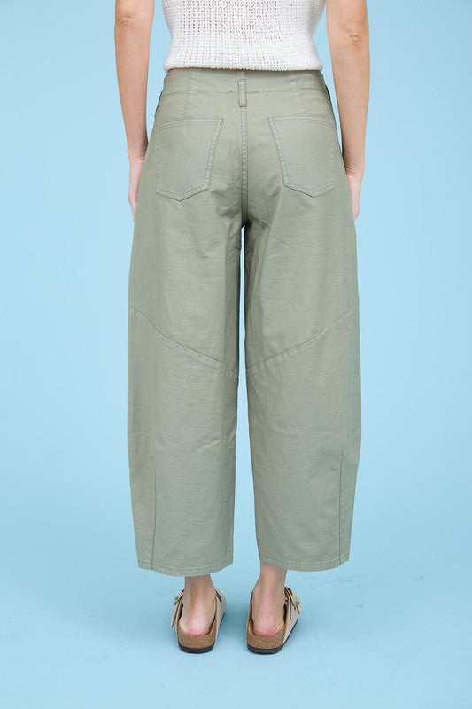 Wide Leg Capri Pants