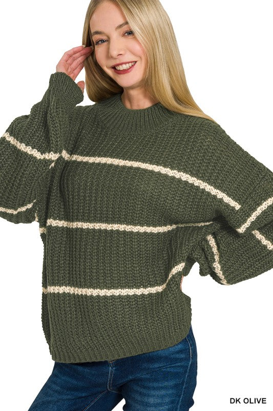 Oversize Striped Sweater