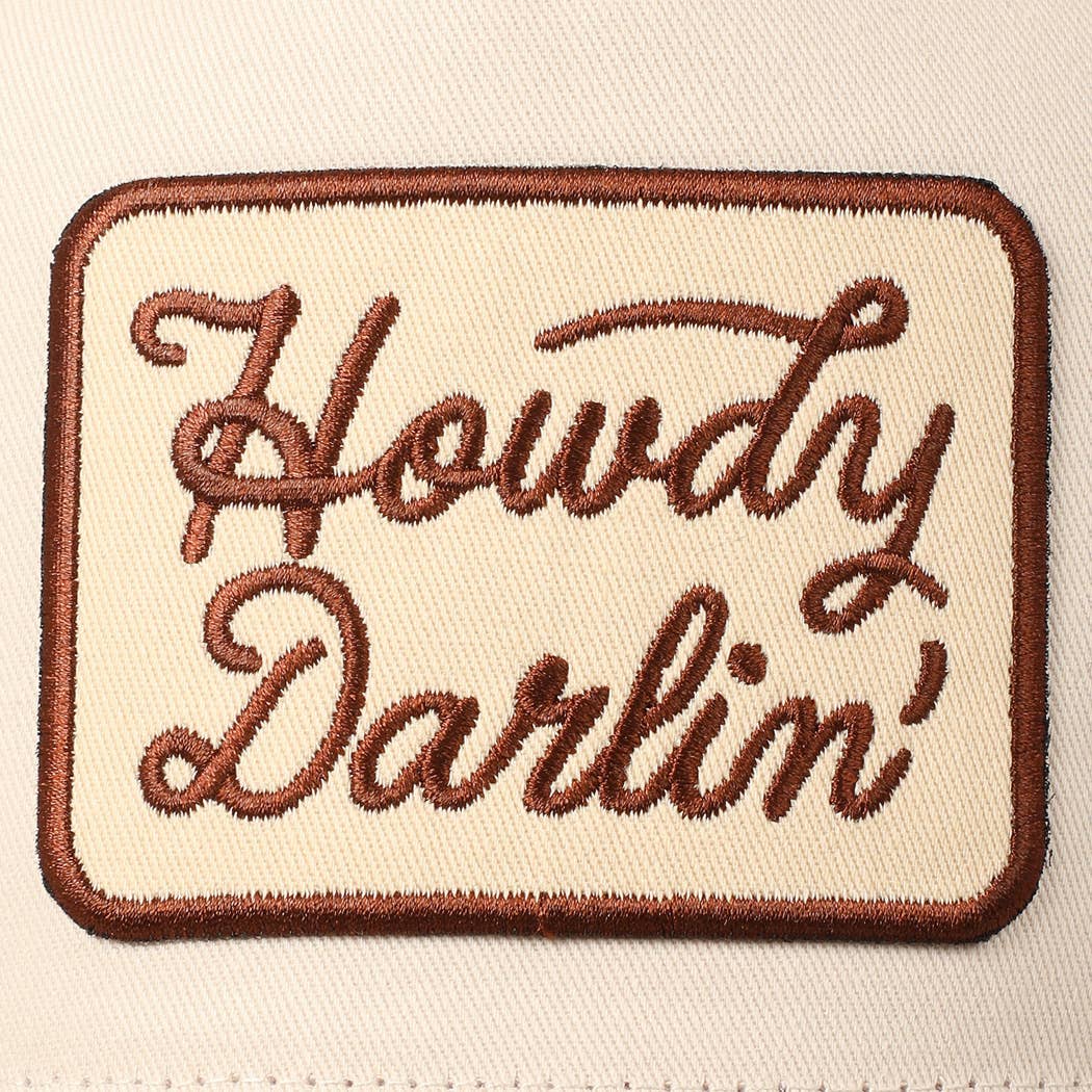 Howdy Darlin' Embroidery Patch Camo Hat