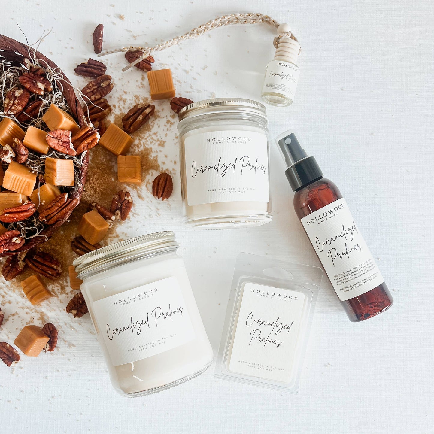 Caramelized Pralines | Fall Candle | 8 OZ