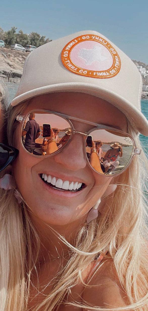 Earhart Sunglasses: Blue