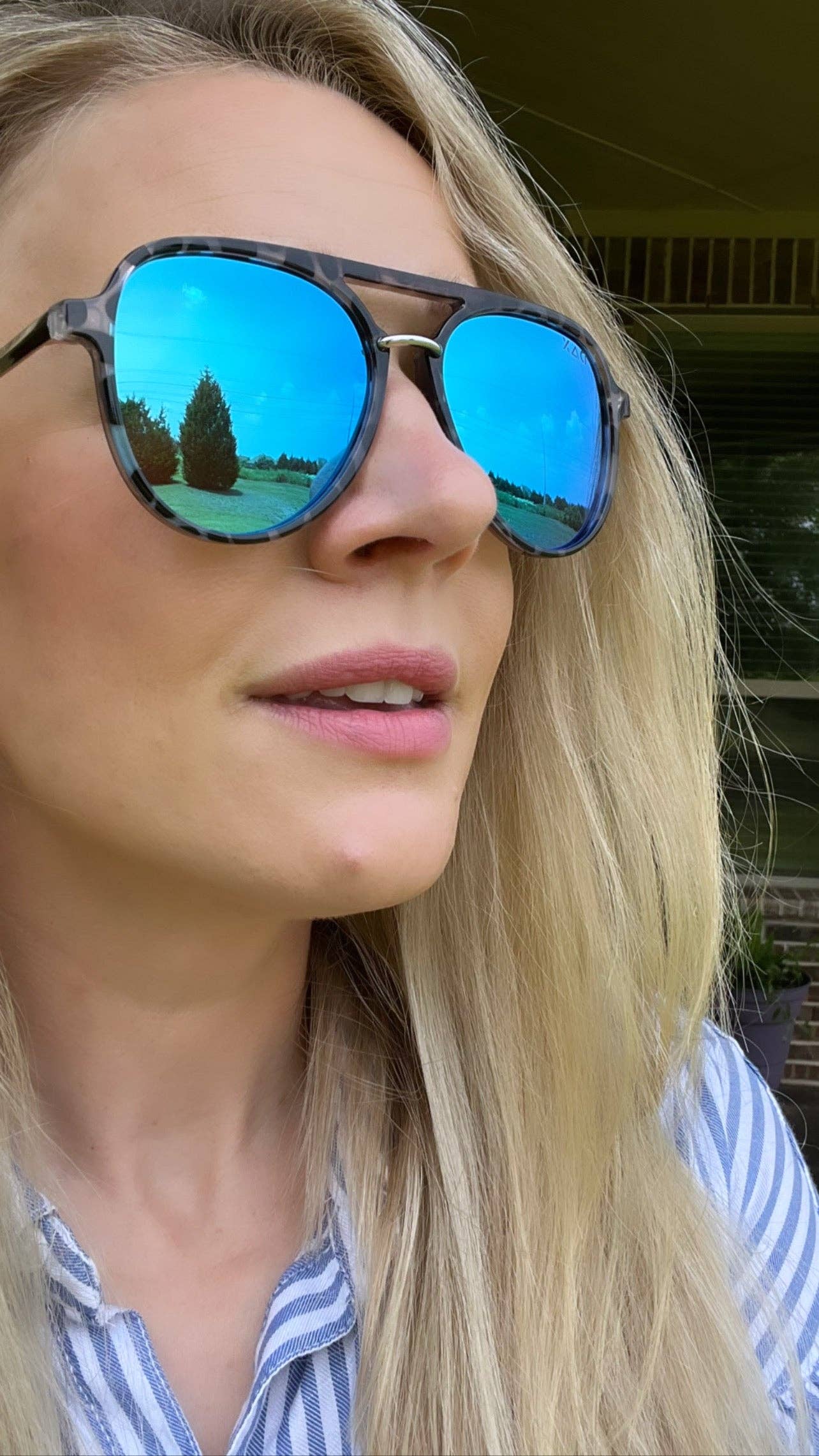 Earhart Sunglasses: Grey