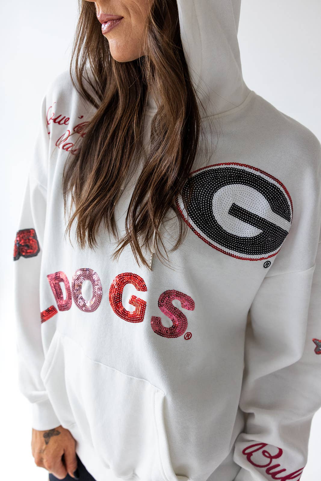 Georgia All Over Sequin Hoodie
