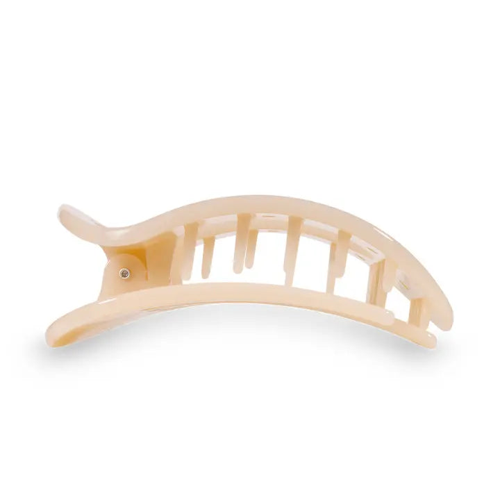 Teleties Almond Beige Large Flat Hair Clip