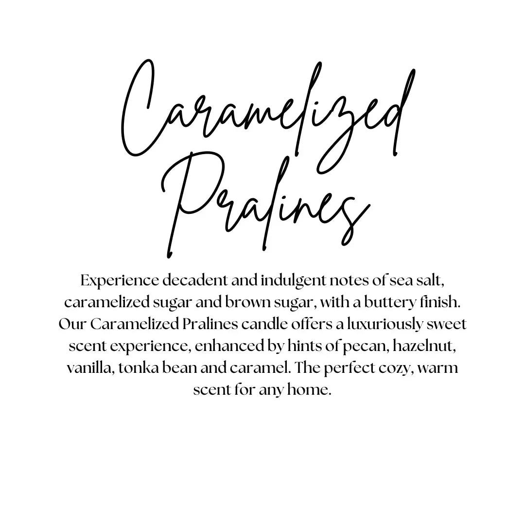Caramelized Pralines | Fall Candle | 8 OZ
