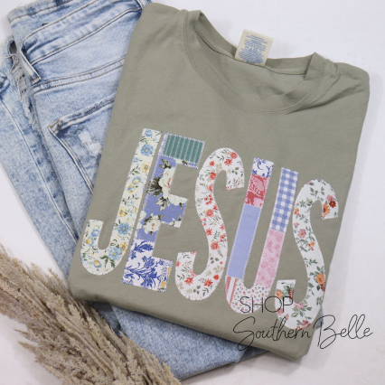 Jesus Pray Christian Faith Short Sleeve Tee