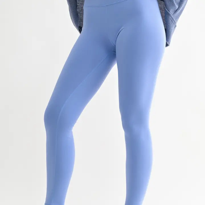 Nylon-Blend Essential Leggings