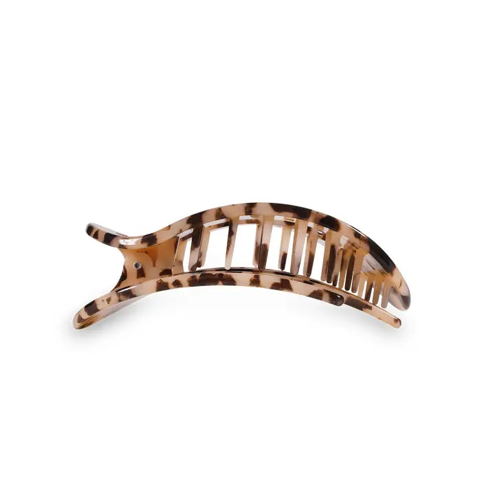 Teleties Blonde Tortoise Medium Flat Hair Clip