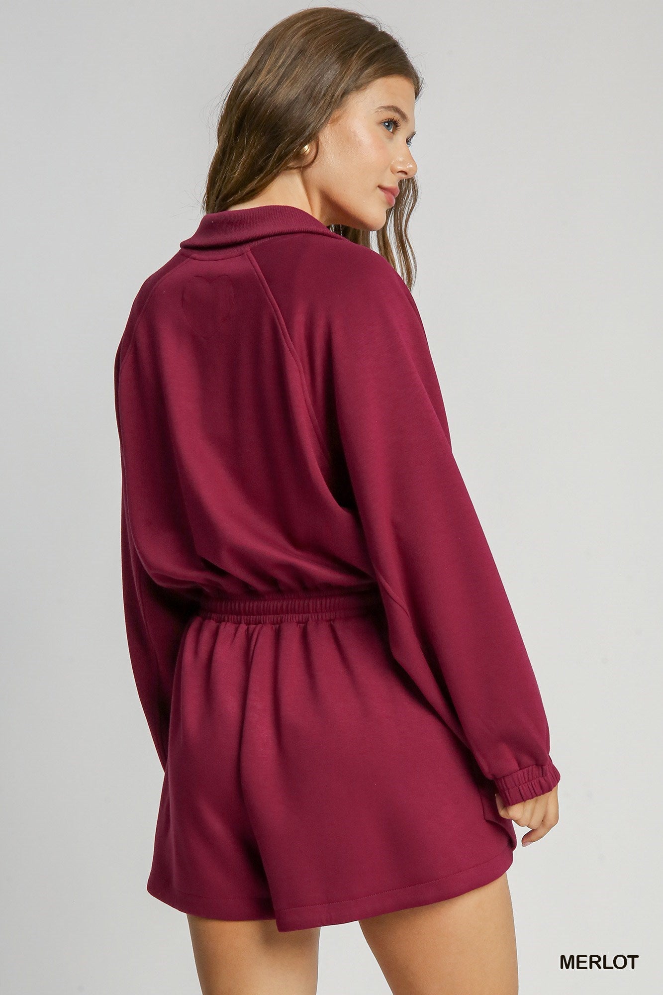 Long Sleeve Knit Romper