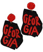GA State Map Earrings