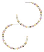Pearl Accent Bead Hoops