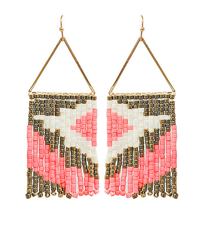 Triangle Fringe Earrings