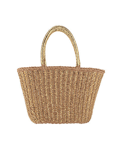 Straw Shopper Tote
