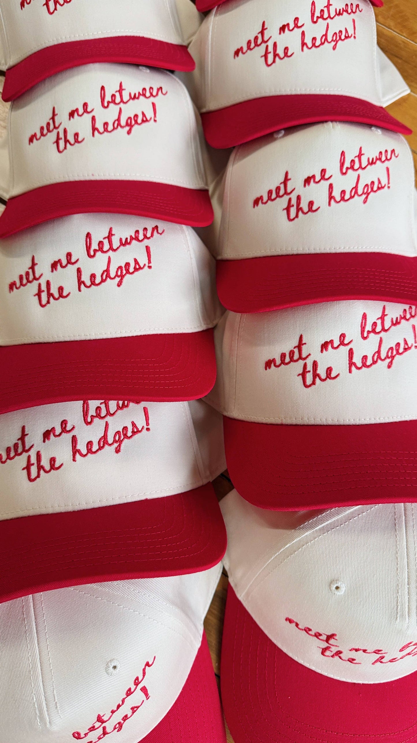 Meet Me Between the Hedges! Canvas Hat