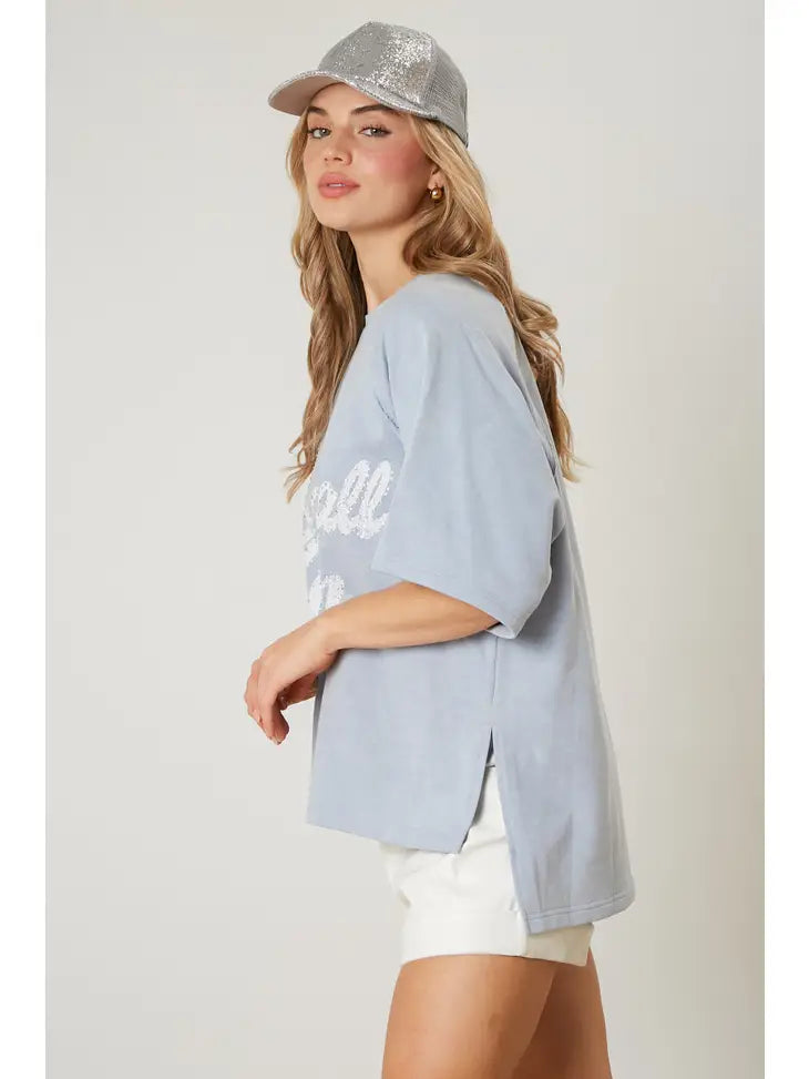 Baseball Mom Washed Tee