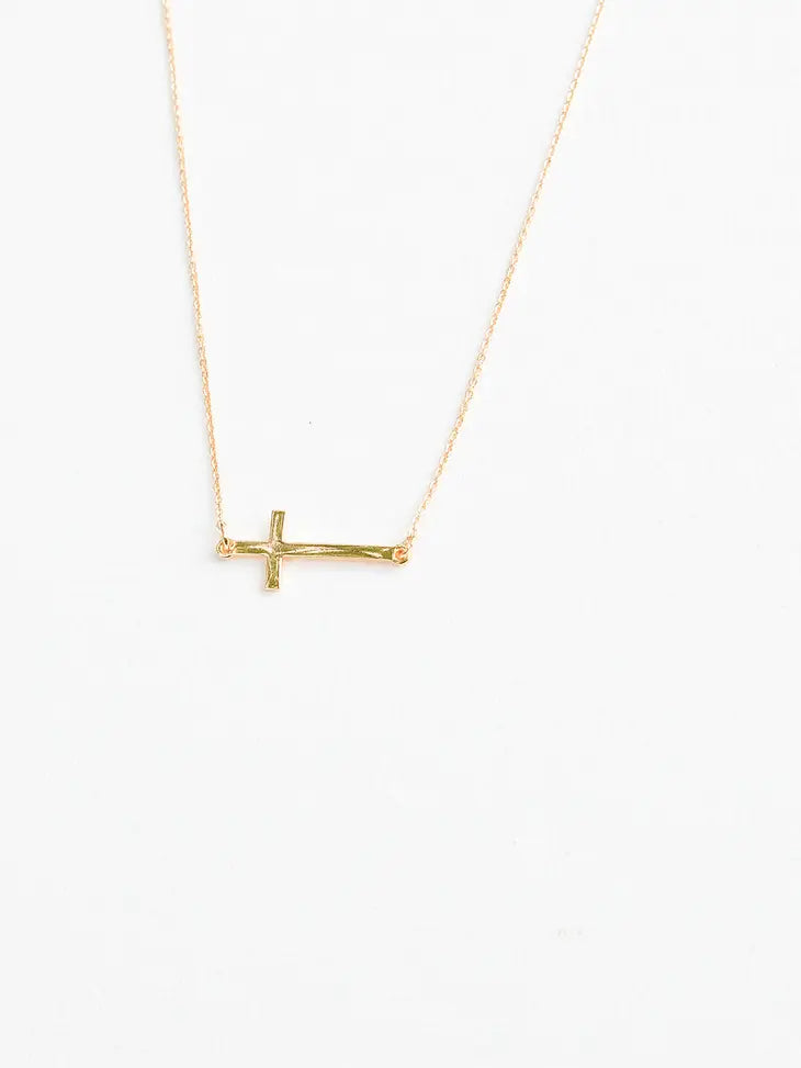 Gold Cross Necklace