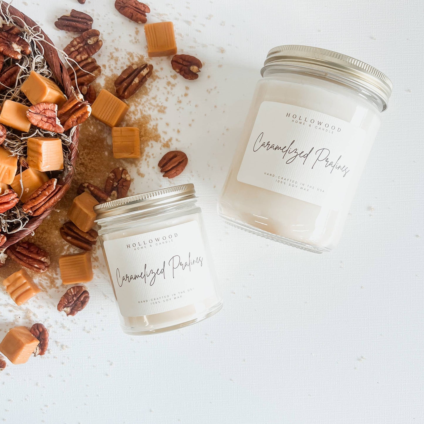 Caramelized Pralines | Fall Candle | 8 OZ
