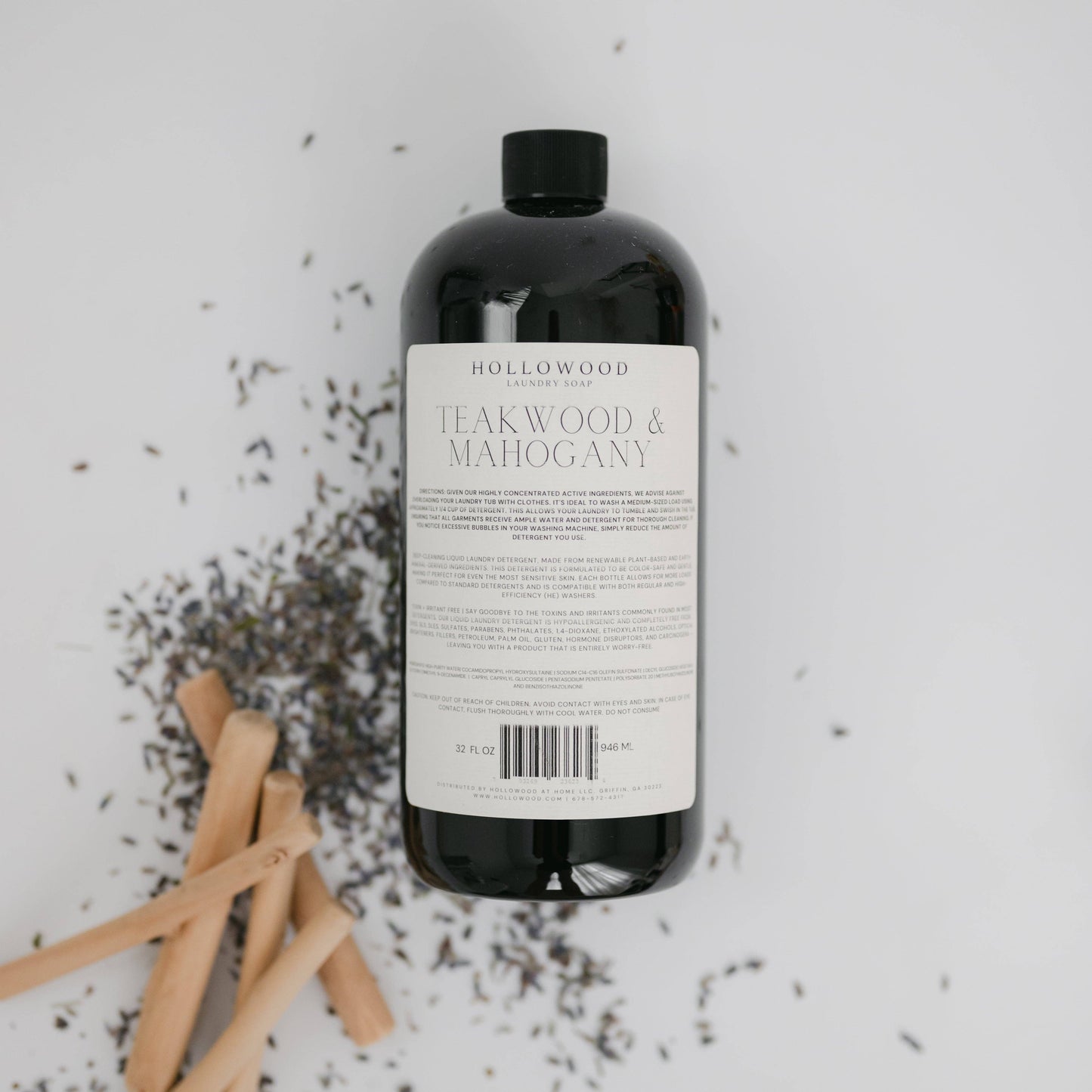 TEAKWOOD & MAHOGANY | LUXURY LIQUID LAUNDRY SOAP: 4 OZ