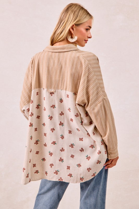Floral Print Mix and Match Top