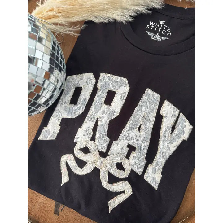 Lace Pray | Handmade | Black
