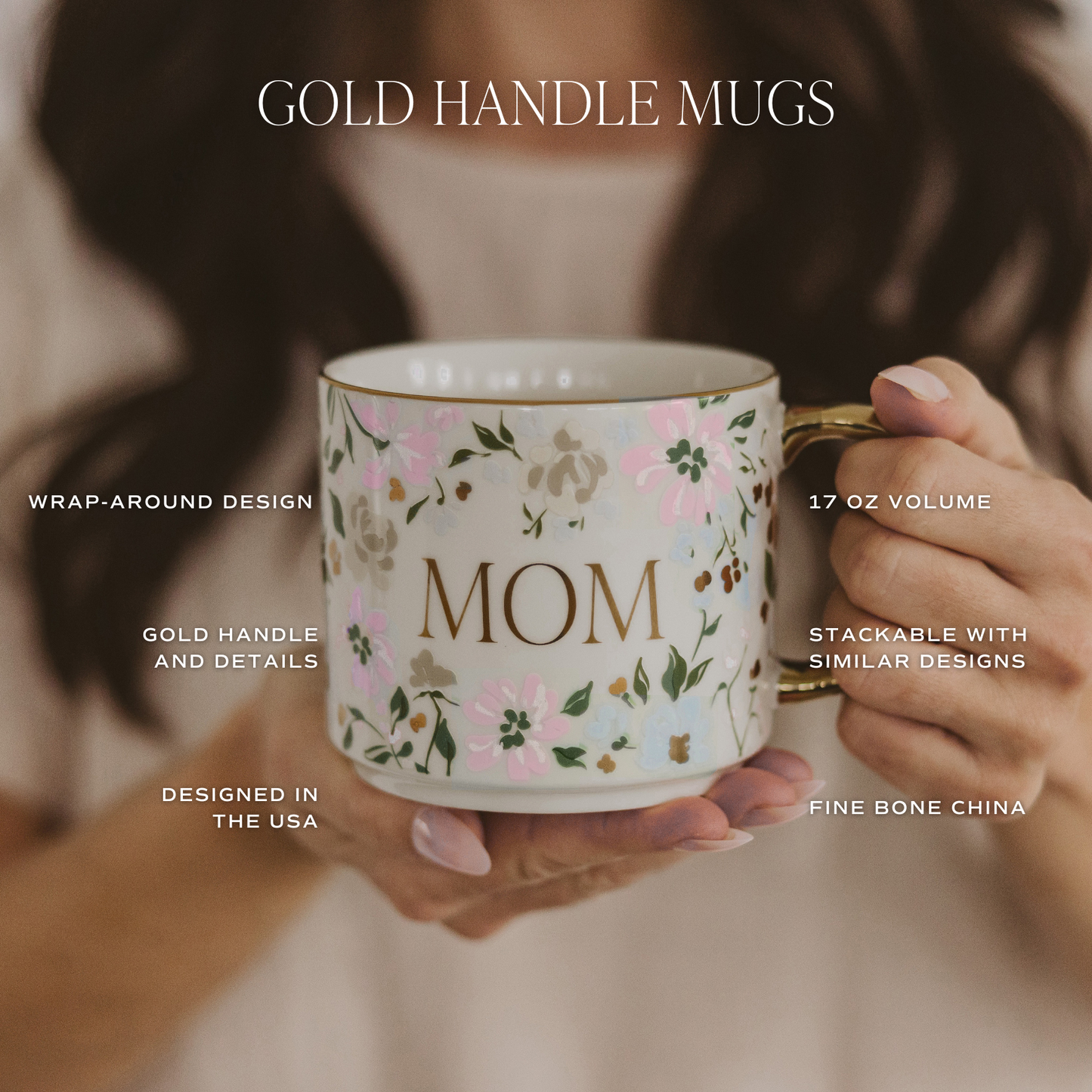 Floral Mom Coffee Mug - Home Decor & Gifts