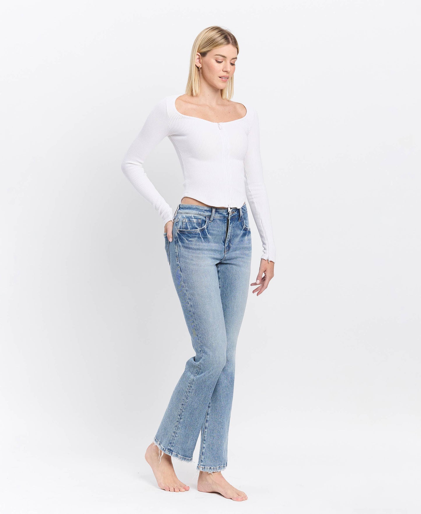 Glamour Full Length Bootcut Jeans