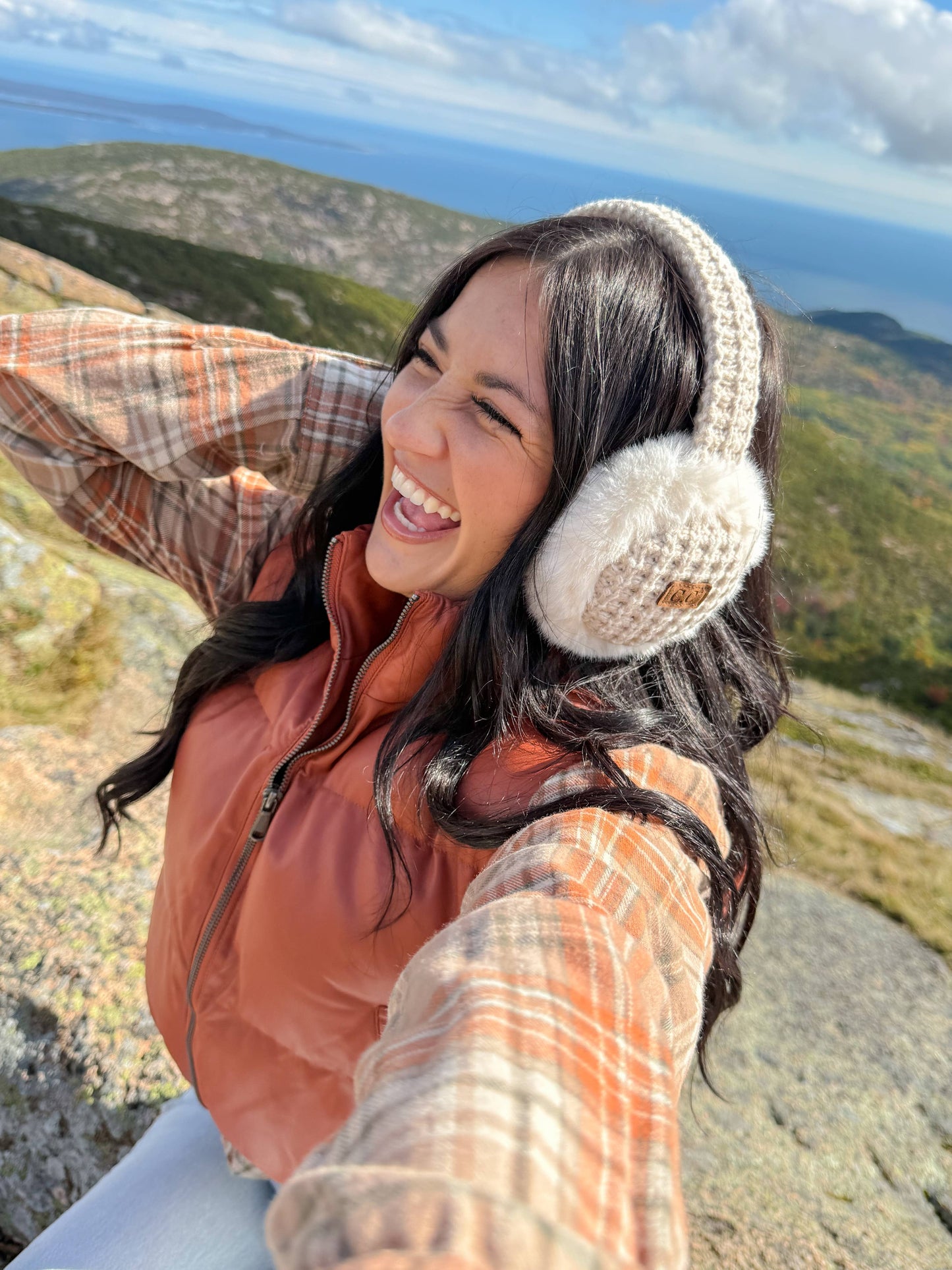 Heather Knitted Earmuff