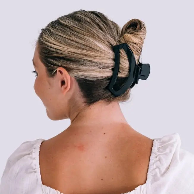 Teleties Black Open Hair Clip