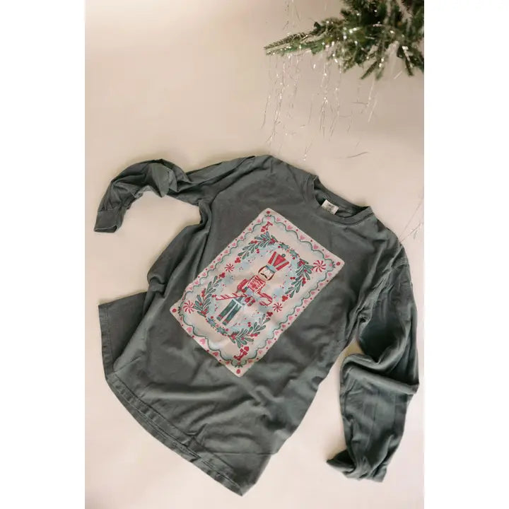 Nutcracker Playing Cards Long Sleeve Tee