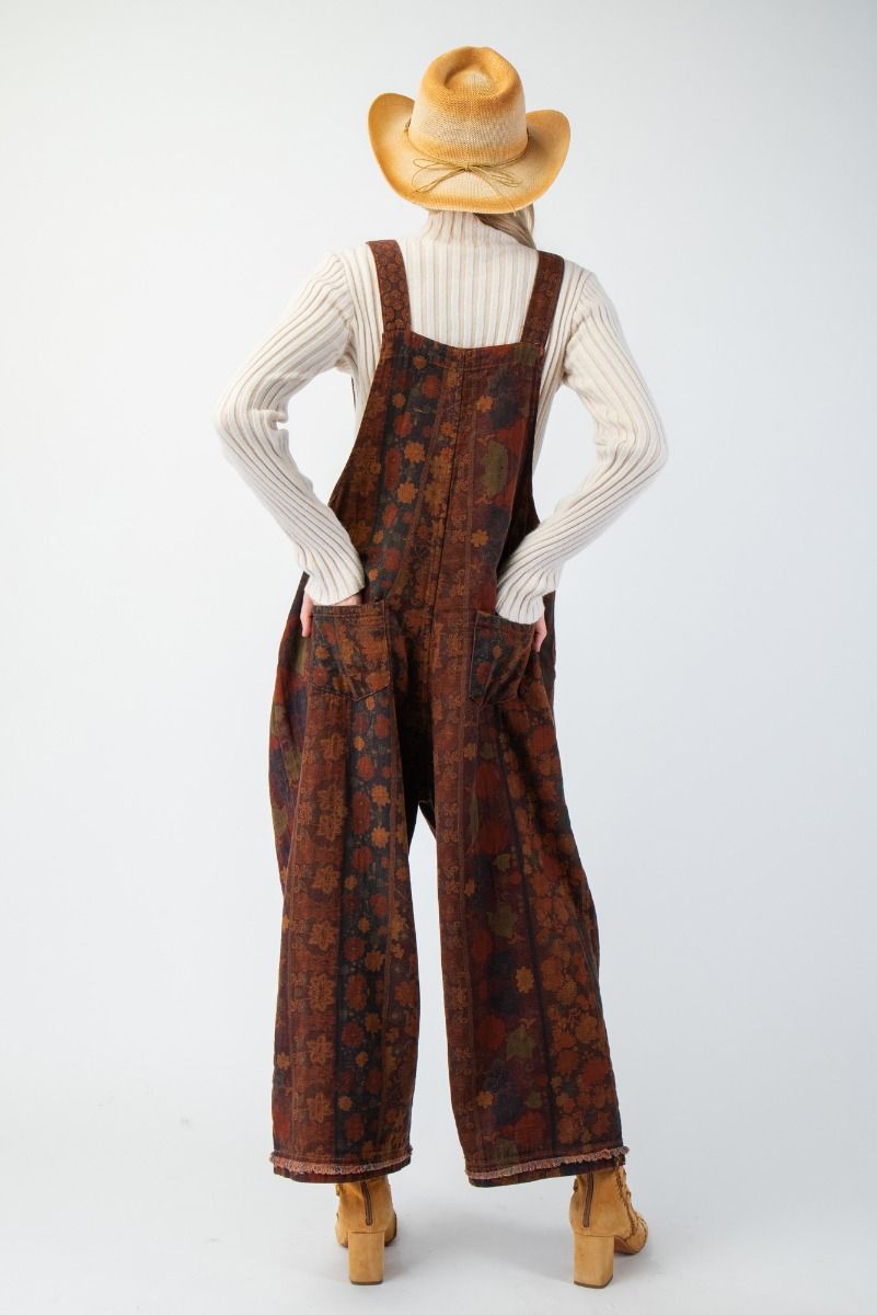 Wooden Twill Oversized Jumpsuit