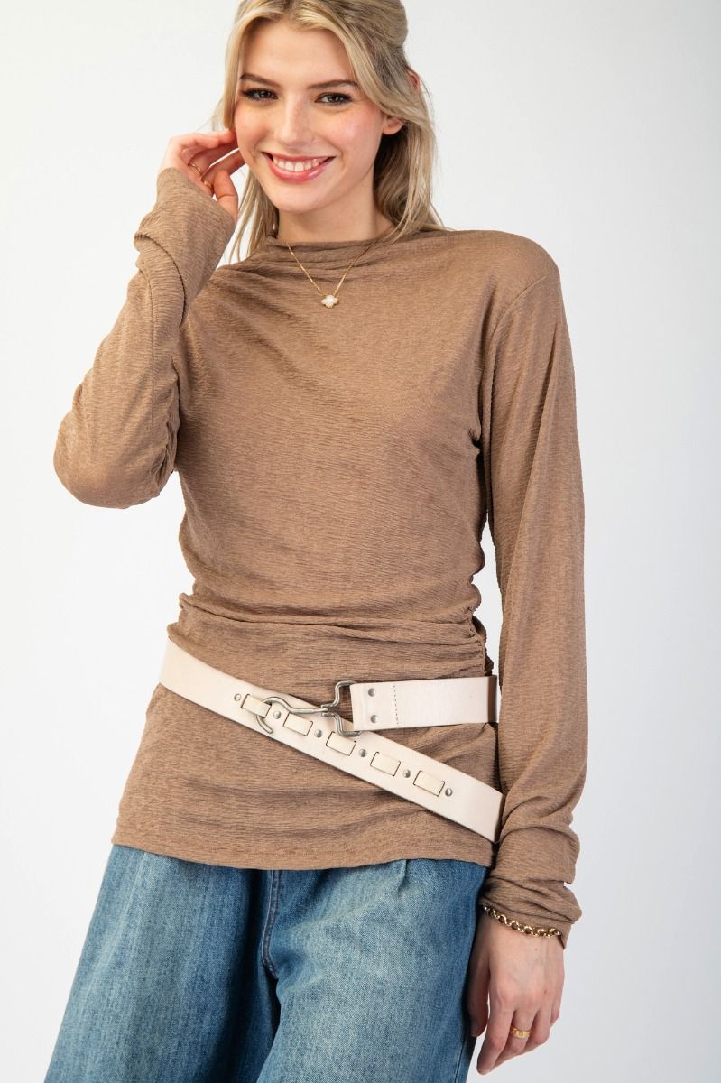 Textured Mesh Fitted Top