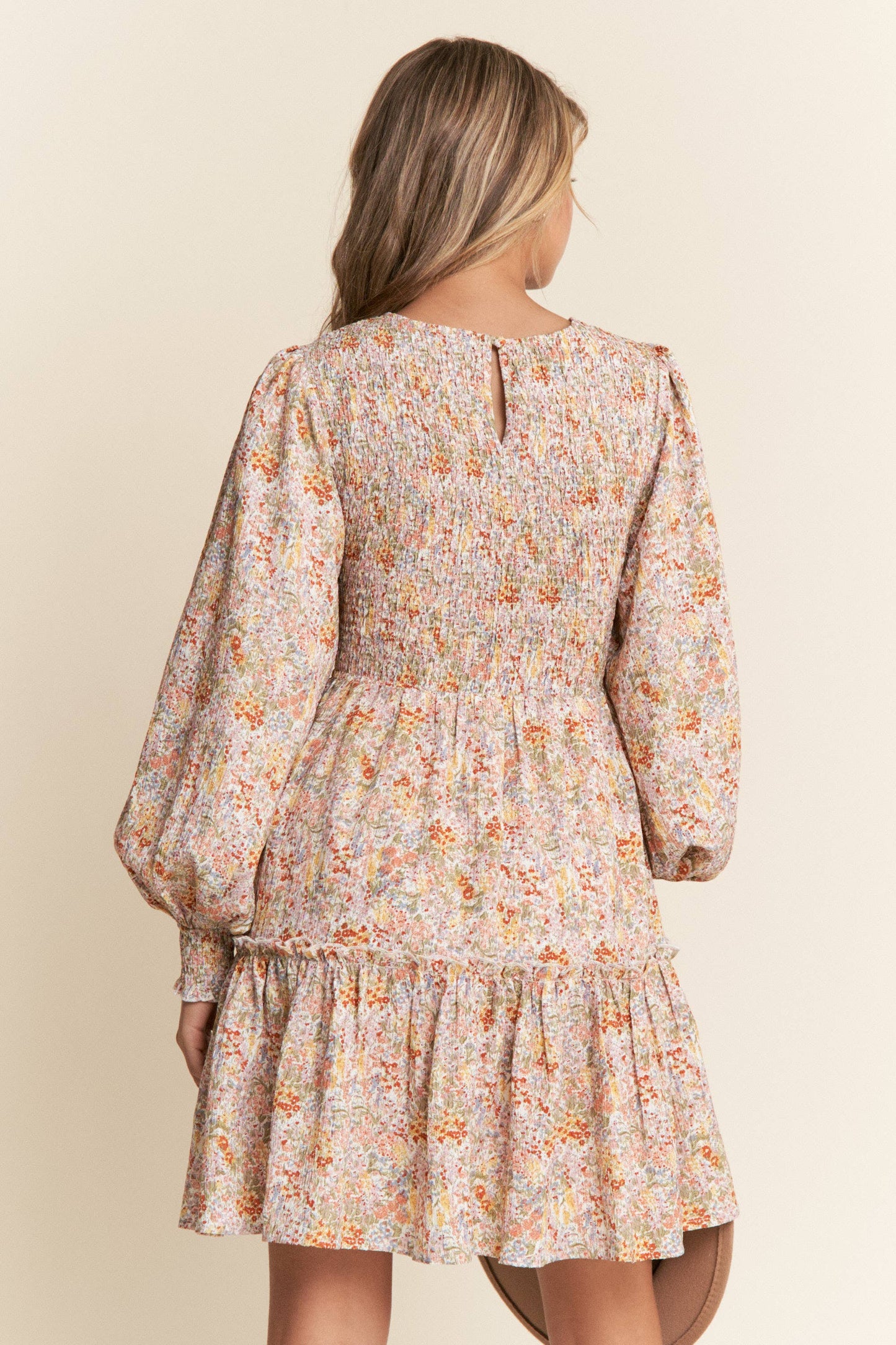 Autumn Garden Long Sleeve Dress