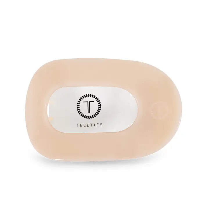 Teleties Almond Beige Large Flat Hair Clip