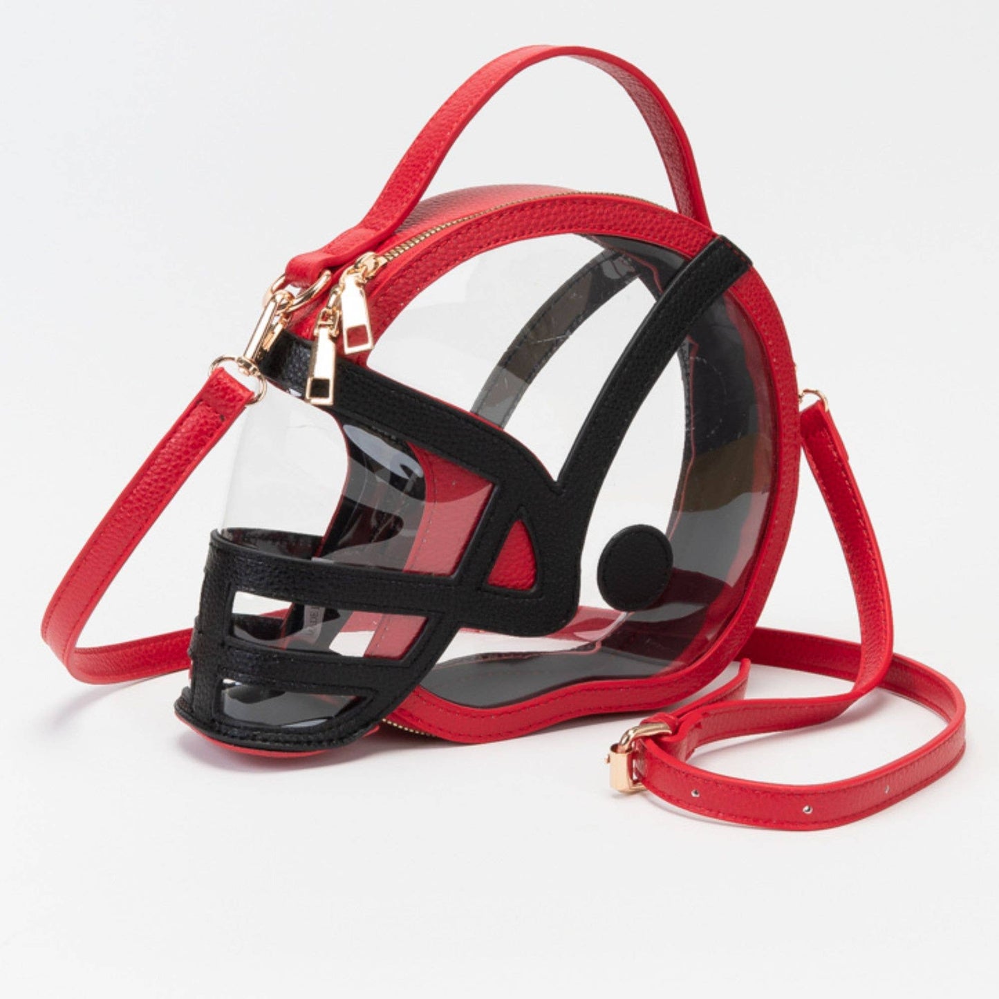Helmet Clear Bag: Red/Black
