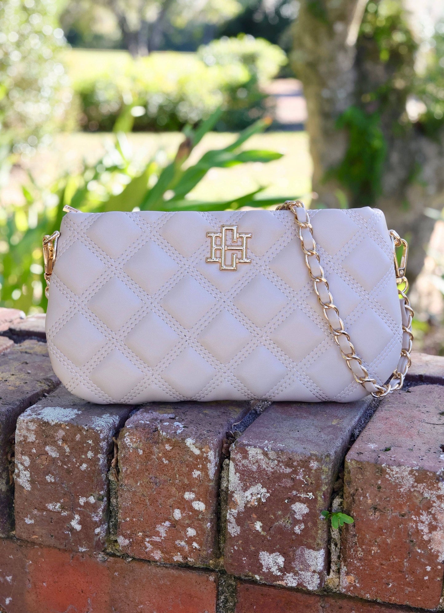 Livi Crossbody NUDE QUILTED
