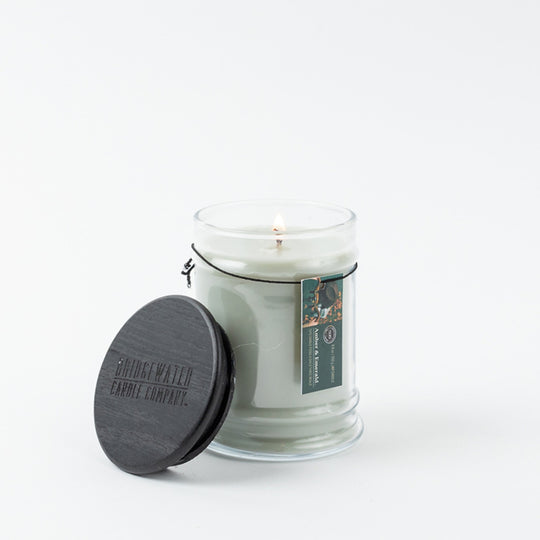 8oz Jar Candle - Amber & Emerald