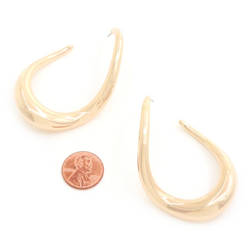 OPEN METAL EARRING