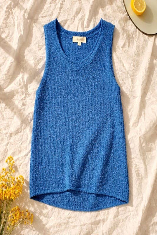 SOLID SWEATER TANK TOP