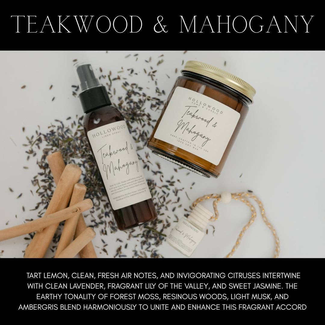 TEAKWOOD & MAHOGANY | LUXURY LIQUID LAUNDRY SOAP: 4 OZ